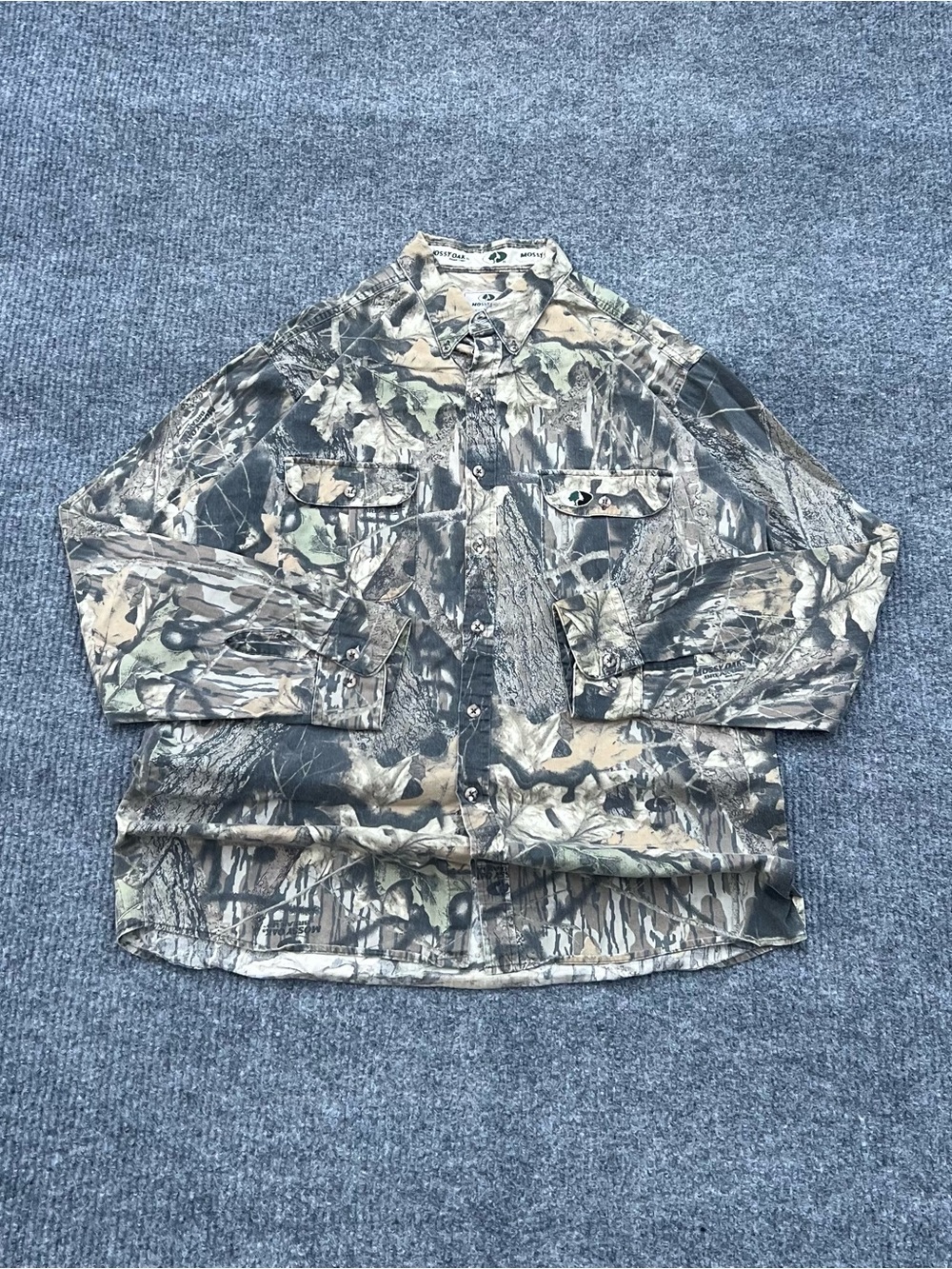 Vintage Camo Button Up Shirt